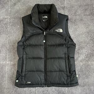 Women's Vintage Y2K The North Face TNF 700 Down Nuptse Puffer Vest Jacket Sz XS
